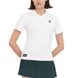 Huffer Women's Tech Birdie Golf Polo Shirt - Chalk