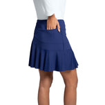 IBKUL Women's Flounce 16,5 "Golf Skort - Navy