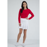 IBKUL Women's Fluce 16.5 "Golf Skort - White