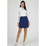 IBKUL Women's Straight 17,5 "Golf Skort - Navy