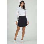 IBKUL Women's Straight 17,5 "Golf Skort - Black