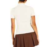 Malbon Isabella Mockneck golftröja för kvinnor - Canvas