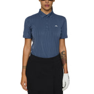 J.Lindeberg Women's Izara Golf Polo Shirt - Vintage Indigo
