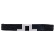 J.Lindeberg Braided Bridge 30 Golf Belt - Black