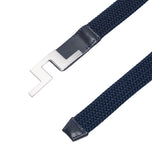 J.Lindeberg Braided Bridge 30 Golf Belt - JL Navy