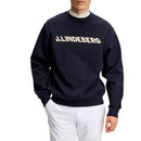 J.Lindeberg Club Tryckt Golf Crew Neck - JL Navy