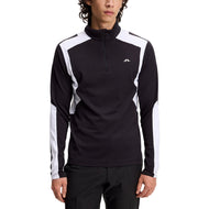 J.Lindeberg Lukas Quarter Zip Golf Mid-Layer - Black