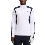J.Lindeberg Lukas Quarter Zip Golf Mid-Layer - White
