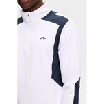 J.Lindeberg Lukas Quarter Zip Golf Mid-Layer - White