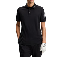J.Lindeberg Tour Tech Regular Fit Golf Polo Shirt - Svart