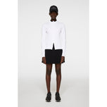 J.Lindeberg妇女Anna针织拉链高尔夫毛衣 - 白色