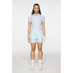 J.Lindeberg Women's Caitlyn Golf Polo Shirt - Shadow Bridge Winter Sky