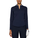 J.Lindeberg Dam Harper Quarter Zip Mid Layer - JL Navy