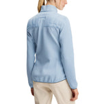 J.Lindeberg Women's Holma Quilt Hybrid Golf Jacket - Forget-Me-Not