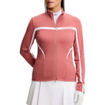 J.Lindeberg Dam Janice Full Zip Golf Mellanlager - Flamingoplym