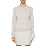 J.Lindeberg Women's Joanna Sticked Cardigan - Moonbeam
