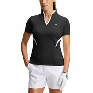 J.Lindeberg Women's Katie Golf Shirt - Black