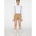 J.Lindeberg女子MAE四分之一ZIP高尔夫中层 - 白色