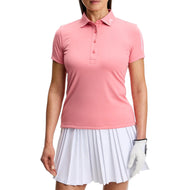 J.Lindeberg Women's Tour Tech Golf Polo Shirt - Flamingo Plume