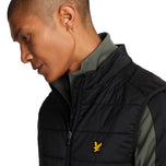Lyle＆Scott Wadded Golf Gilet-黑色
