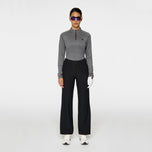 J.Lindeberg Women's Steffi Golf Mid -Layer - Dark Grey Melange
