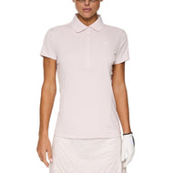 J.Lindeberg Women's Jessa Golf Polo Shirt - Grey Lilac