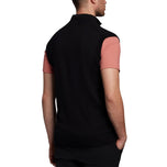Lyle & Scott Tonal Eagle Sticked Vest - Jet Black