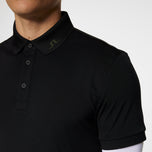 J.Lindeberg KV Print Golf Polo Shirt - Svart