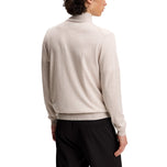 J.Lindeberg Kian Quarter Zip Golftröja - Moonbeam Melange