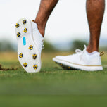 Travis Mathew The Modern Tour Spiked Golf Shoes - Classic White/Tan