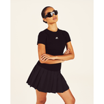 Malbon Lisette stickad golftröja för kvinnor - svart