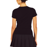 Malbon Lisette stickad golftröja för kvinnor - svart