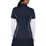 J.Lindeberg Women's Leyla Golf Polo Shirt - JL Navy