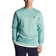 Lyle＆Scott Fly Fleece船员脖子 - 绿松石蓝绿色