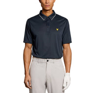 Lyle & Scott Contrast Collar Golf Polo Shirt - Dark Navy