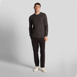 Lyle & Scott Cotton Merino Crew Neck Pullover - Kol Marl