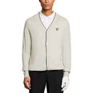 Lyle & Scott Golf Light Weight Cardigan - Cloud