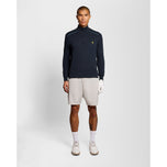 Lyle & Scott Golf Tipped Quarter Zip Jumper - Dark Navy