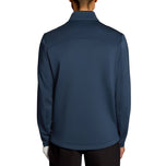 Lyle＆Scott Hybrid quilted全拉链高尔夫球外套 - 莱德蓝色