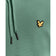 Lyle & Scott Lättviktsfly Fleece golf Hoodie - Silver Pine