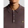 Lyle & Scott långärmad stickad golfpikétröja - Berry