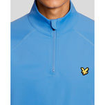 Lyle & Scott Mesh Paneled Course Golf Midlayer - Kväve