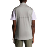 Lyle & Scott 印花 Windjammer 全拉链高尔夫马甲 - 真铁