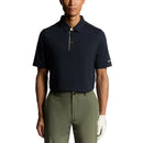 Lyle &amp; Scott Shank Button Golf Polo Shirt - Dark Navy/Sunrise Yellow