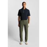 Lyle & Scott Shank 纽扣高尔夫 Polo 衫 - 深海军蓝/日出黄