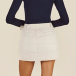 Malbon Women's Kita Quilted Skirt - Sugar Swizzle