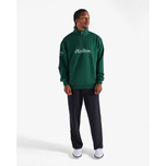 Malbon Collegiate Golf Sweatshirt 1/4 Zip - Forest