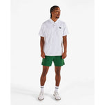 Malbon Performance Mesh Golf Polo Shirt - Vit