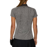 J.Lindeberg Women's Minnie Golf Polo Shirt - Dark Grey Melange