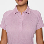 J.Lindeberg Women's Minnie Golf Polo Shirt - Mycket druvmelange